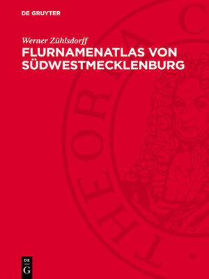 cover image of Flurnamenatlas von Südwestmecklenburg